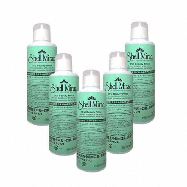 シェルミラック オーラルビューティーリンス200ml 5個セット マウスウォッシュ