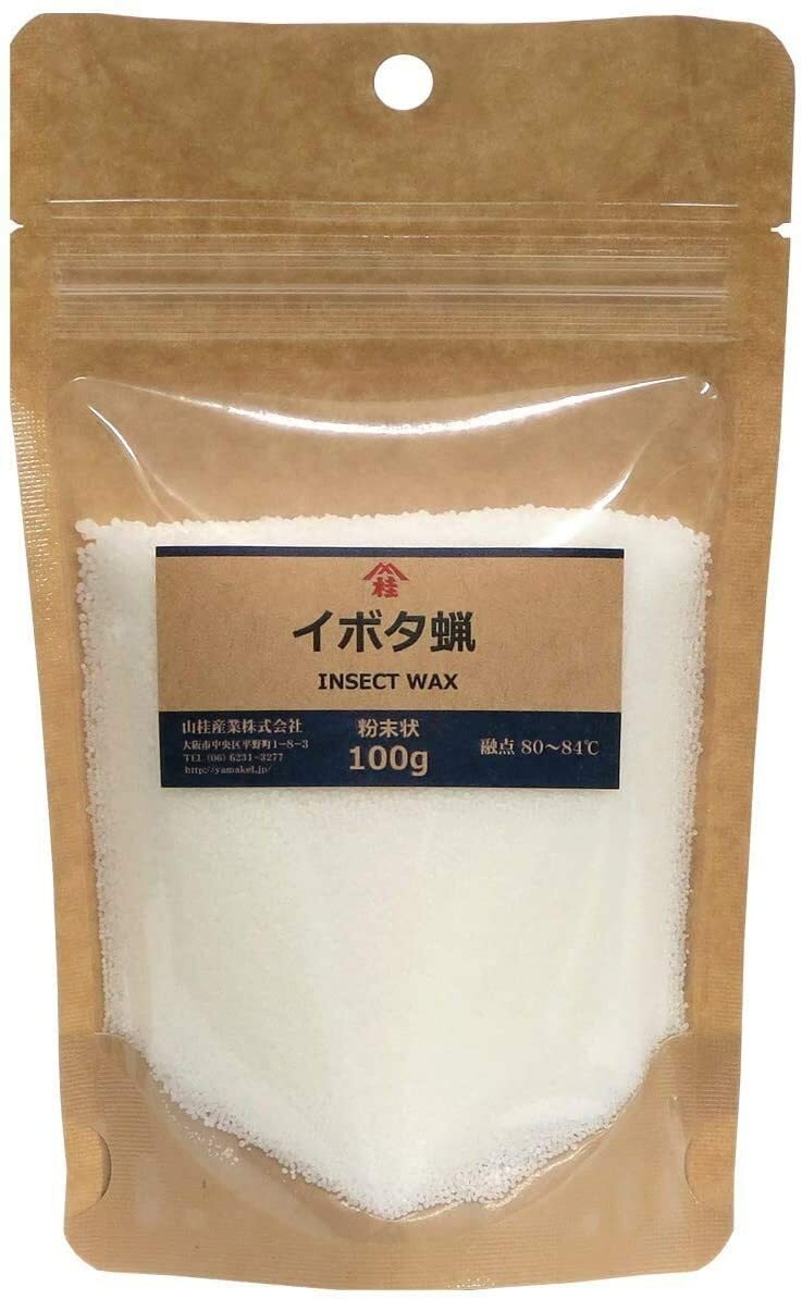 粉末イボタ蝋（雪ロウ） 90g ⇒ 100gに仕様変更となりました