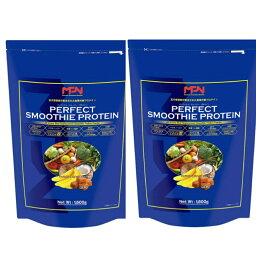 エムピーエヌ MPN パーフェクトスムージープロテイン 【2個セット】 PERFECT SMOOTHIE PROTEIN 1.6kg キャラメル ココナッツ&バナナ フレーバー