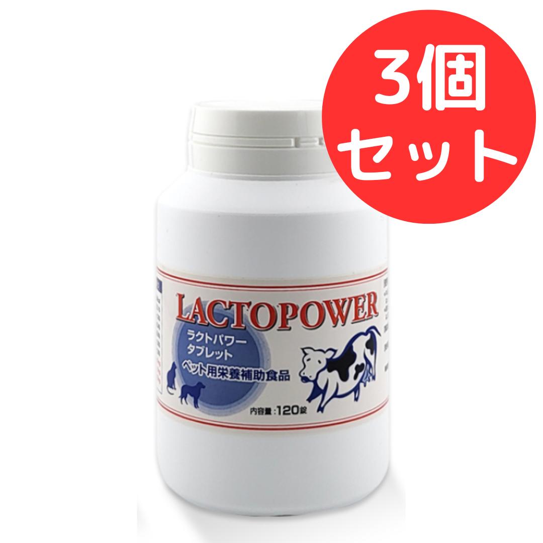ラクトパワー 錠剤 120粒 プランシュール 【3個セット】
