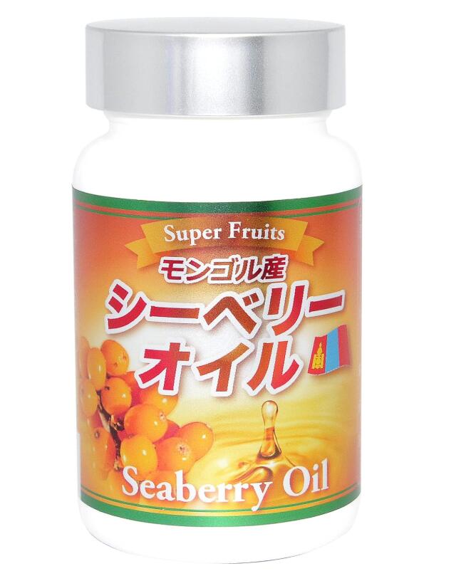 乐天商城 - シーベリーオイル インターナショナルピーイージャパン オメガ7含有 モンゴル産 シーベリー(サジー)オイル 90粒