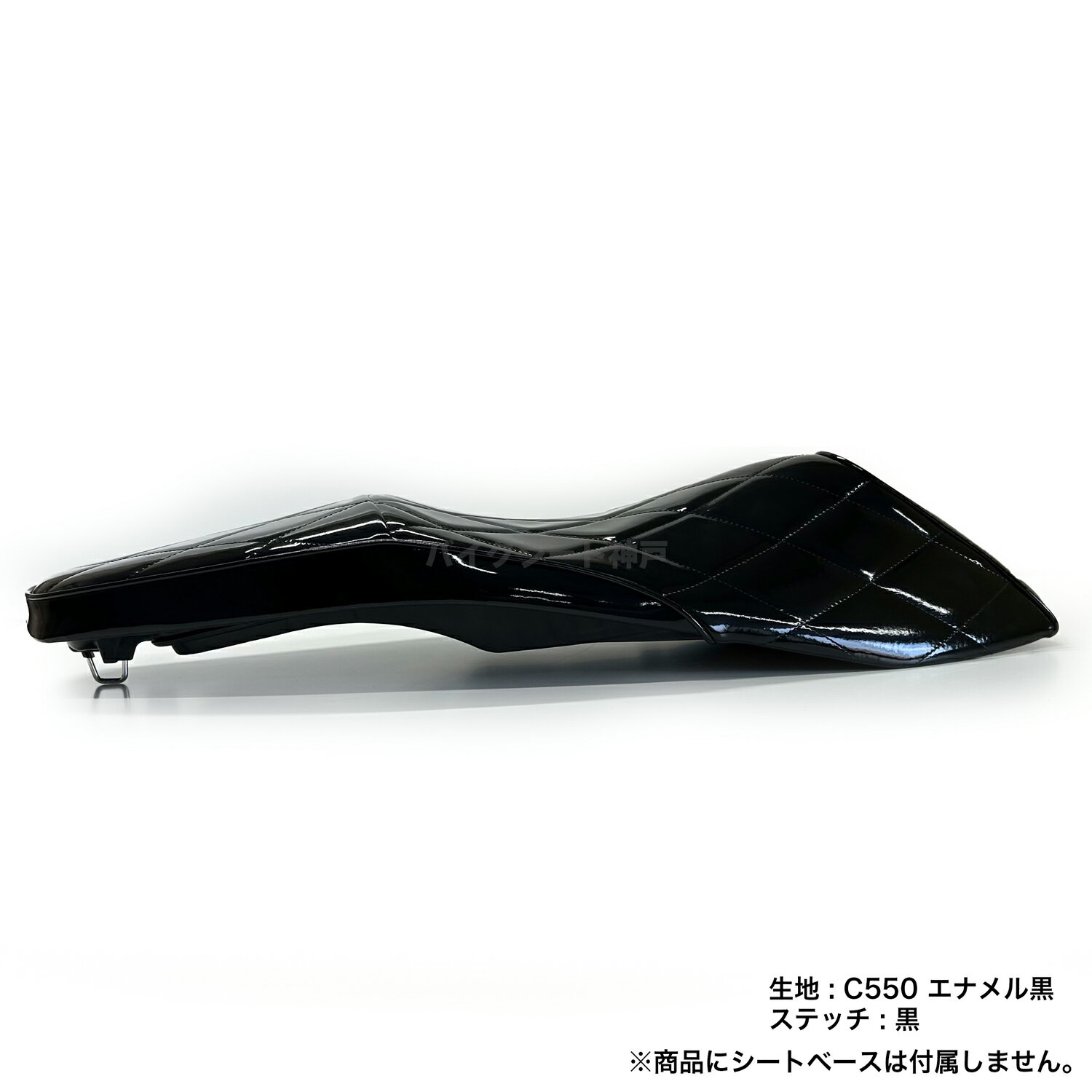 【全て日本製】【項目選択肢あり色変更可能】PCX 125 (JK05) PCX160 (KF47)シート カバー エナメル黒 ダイヤカット ミシンぬい HCH5714 3