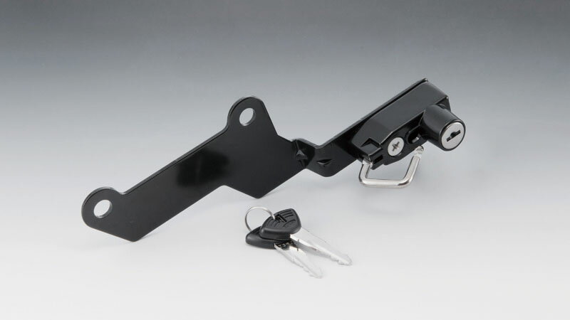 KIJIMA（キジマ）　303-1557　ヘルメットロック　ZX-6R(ZX636E/F) 13Y-　　ショッピングや観光中にヘルメットをロックする事で身軽に行動する事が可能にできるヘルメットロック！