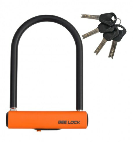 LEAD（リード工業）　LU-205A　シャックルロック　BEELOCK　　太い炭素鋼に熱処理を施した強靭な高セキュリティーシャックルロック！（バイク 盗難防止 グッズ/バイク 盗難防止 U字ロック）