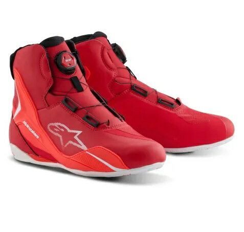 alpinestars（アルパインスター）　2511125　FASTER-4　BOAライディングシューズ　RED WHITE BLACK（321）
