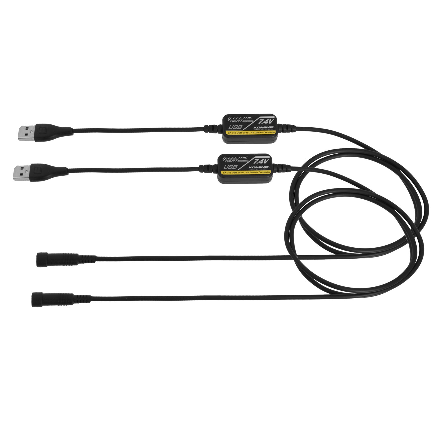 KOMINE（コミネ）　EK-315　USB 5V-7.4V グローブコンバーター　7.4V電熱グローブを車載USBソケットに..
