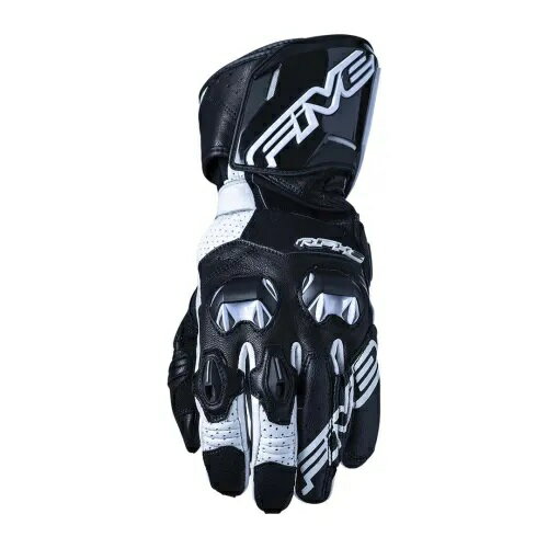 FIVE（ファイブ）　RFX2　レーシンググローブ　ブラック/ホワイト　　レースユーザーから公道レーサーまで高いニーズと幅広く使えるレーシンググローブ！！