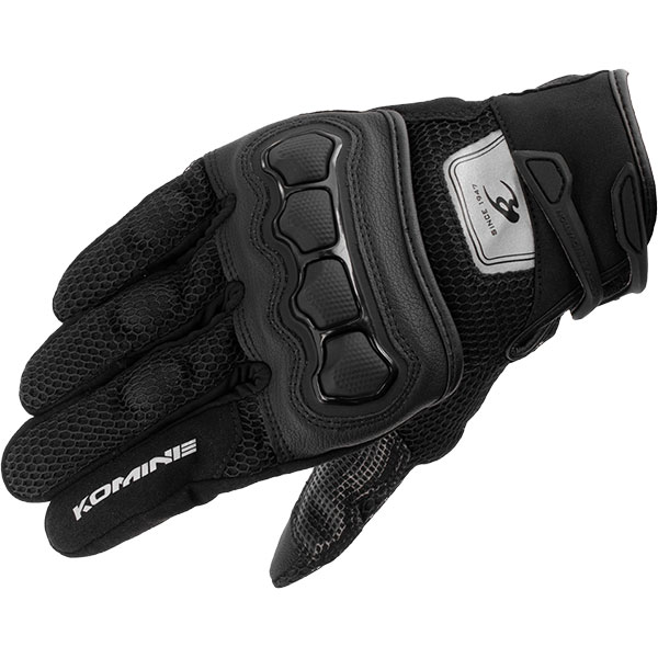 Gloves - 【限定特価】KOMINE（コミネ）　GK-2153　プロテクト3Dメッシュグローブ　ブラック　　プロテクション機能と通気性を高め夏場の快適性を追求したメッシュグローブ！