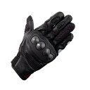 【限定特価】 ideal ID-017 SONIC 【ソニック】 SUMMER GLOVE(メッシュグローブ) ブラック ゴートスキン(山羊革)にパンチング加...