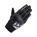 ideal(アイディール) ID-024 AIR 【エアー】 SHINY 2 【シャイニー 2】 メッシュグローブ BLACK/BLACK (バイク用/夏用/...