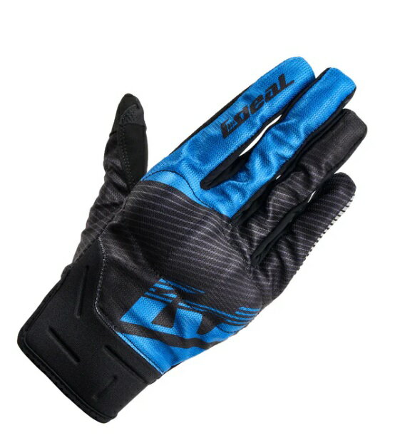 Rakuten - 【限定特価】ideal（アイディール）　ID-024　AIR 【エアー】　SHINY 2 【シャイニー 2】　メッシュグローブ　BLACK/BLUE　　（バイク用/夏用/ツーリング/街乗り/スマホ操作・タッチパネル対応/サマーグローブ）