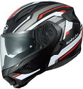 OGK KABUTO(オージーケー カブト) RYUKI VESTER(リュウキ ベスター) フラットブラックレッド 快適な軽さのカタチ!IRカットシールド採...