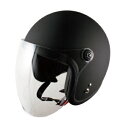 SPEED-PIT(TNK工業) JL-65SR M.BK フリー スモールジェットヘルメット マットブラック