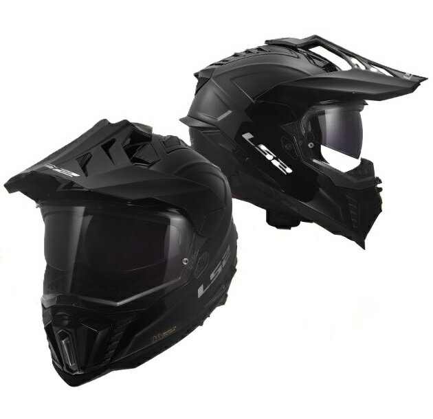 樂天商城 - LS2 HELMETS（LS2 ヘルメット）　EXPLORER PLUS F　ブラック　　（アドベンチャータイプ/オフロードヘルメット）ジャパンフィットに進化したインナーバイザー装備アドベンチャーヘルメット！ロングツーリングにも便利な機能を備えた多機能モデル！