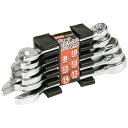 E-Value EMS-06SS スタビーコンビレンチセット (8・10・12・13・14・17mm)(スパナ/メガネ)