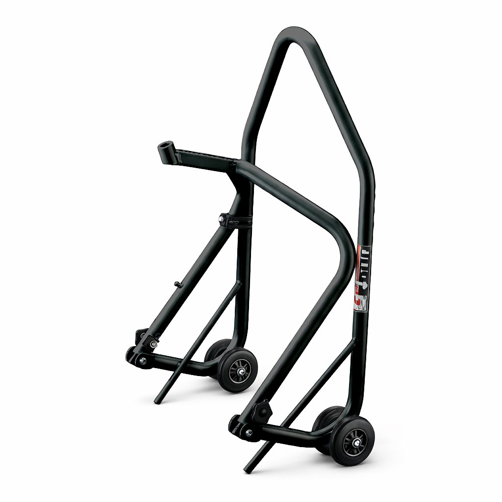 Rakuten - J-Trip（ジェイトリップ）　JT-1162　フロントスタンド　黒　　メンテナンススタンド　レーシングスタンド　バイク整備　洗車　空気圧チェック