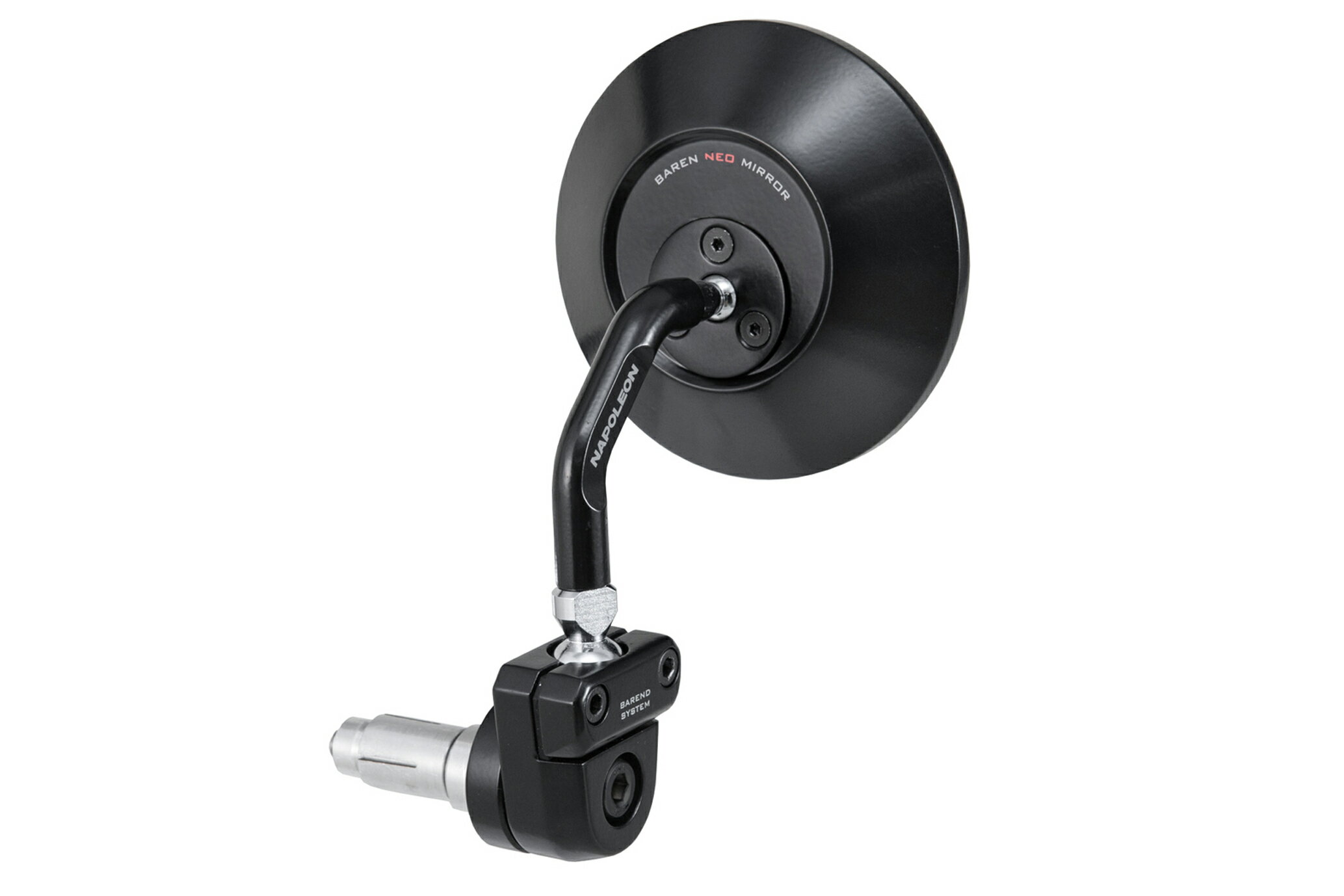 NAPOLEON（ナポレオン）　ANC-104　バレンネオミラーC（ブラック）（バーエンドミラー/全年式対応）【TANAX（タナックス）】