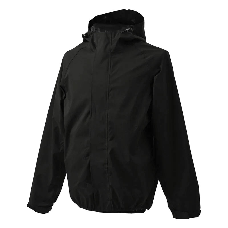 樂天商城 - RIDEZ（ライズ）　MCR06　MOTTO MICRO RAIN JACKET　BLACK 　ポケッタブル仕様　携帯性と利便性　高い防水性能・耐水圧：20,000mm　レインコート　雨具　カッパ