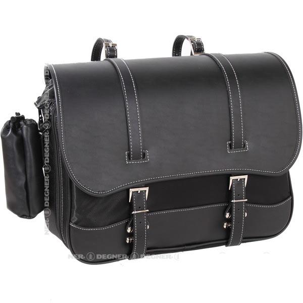 DEGNER（デグナー）　NB-42　アジャスターナイロンサドルバッグ　　フレキシブルジップで26Lまで拡大！旅先で増えた荷物もしっかり収納できるサドルバッグ！