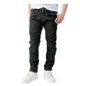 RIDEZ(ライズ) RDB1032 RIDEZ SLIM FIT JOGGER PANTS BLACK(スリムフィットジョガーパンツ)