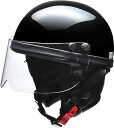 LEAD リード工業 バイクヘルメット HS2　ハーフ HARVE ブラック フリーサイズ 　125以下対応　バイクヘルメット　SG　PSC規格