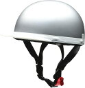 LEAD リード工業 バイクヘルメット CR740　ハーフ シルバー フリーサイズ 　125以下対応　バイクヘルメット　SG　PSC規格 1