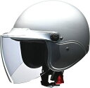 リード工業　LEAD工業 Apiss　AP-603 セミジェットヘルメット シルバー（57〜60cm未満）バイクヘルメット　125以下対応　SG　PSC規格　