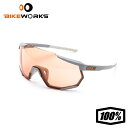 【レビュー投稿でお得クーポンGET】RACETRAP - Soft Tact Stone Grey / HiPER Coral Lens | 100%(ワンハンドレッド)(4)