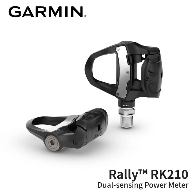 バイクワークスのRally RK210 デュアルセンサー ペダル型パワーメーター (LOOK KEO対応) パワーメーターペダル ロードバイクトレーニング ワット計測 サイクリングパワートレーニング デュアルセンサーペダル Garmin Rally GARMIN ガーミン｜アングル3