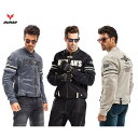 290円クーポンあり 夏用ライダースジャケット バイクジャケット ライディングジャケット 春夏秋ジャケット 袖外し可能 プロテクター標準装備 3シーズンショート丈 バイクジャケットブルゾンダブルライダース 通気良い MLXLXXL 両肩、両肘、背中部分プロテクター