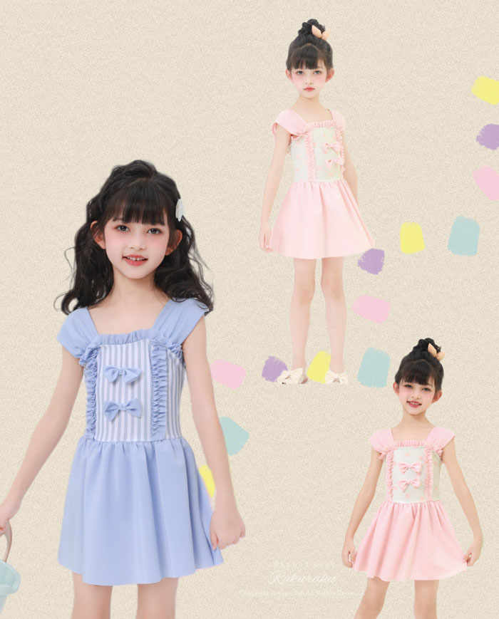 水着 子供 水着 キッズ 女の子 ガールズ 可愛い プリンセス ワンピース 子供用水着...