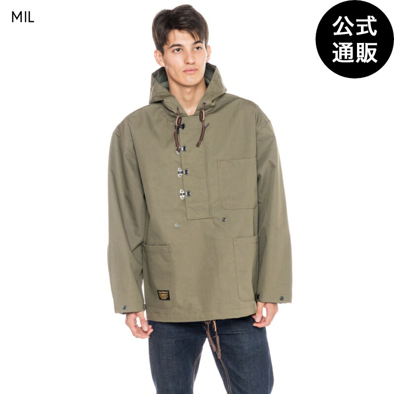 【OUTLET】【送料無料】2019 エレメント メンズ【NIGEL CABOURN】THE BARROW MILITARY SMOCK スモックジャケット【2019年秋冬モデル】 全1色 XS/S/M/L/XL ELEMENT