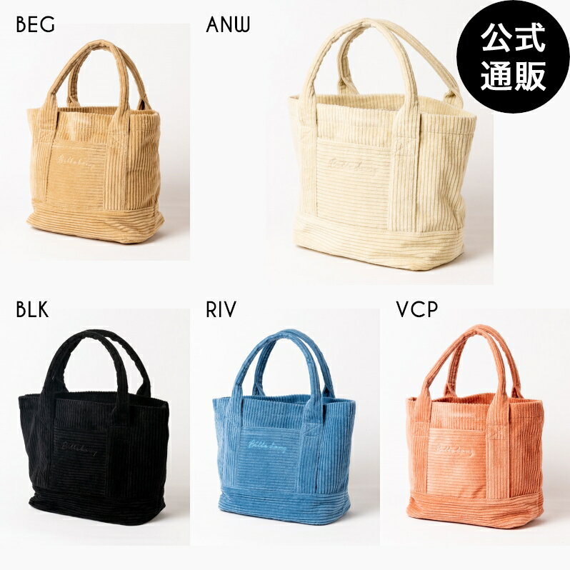 【OUTLET】2021 ビラボン レディース CORDUROY MINI TOTE B ミニトートバッグ 【2021年秋冬モデル】 全5色 F BILLABONGのサムネイル