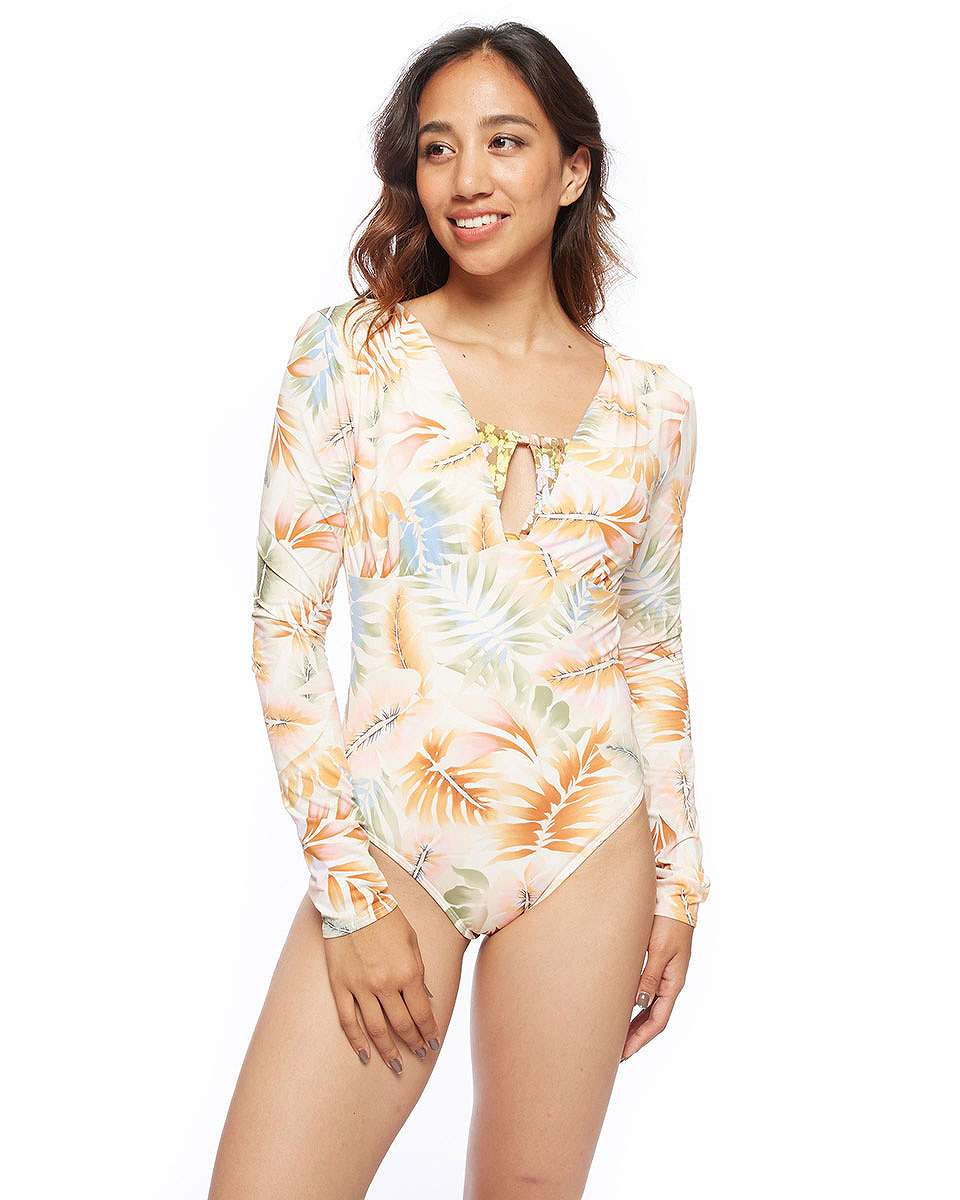 【SALE】【送料無料】2022 ビラボン レディース ISLAND CALLING BODYSUIT ラッシュスーツ 【2022年春夏モデル】 全1色 S BILLABONG