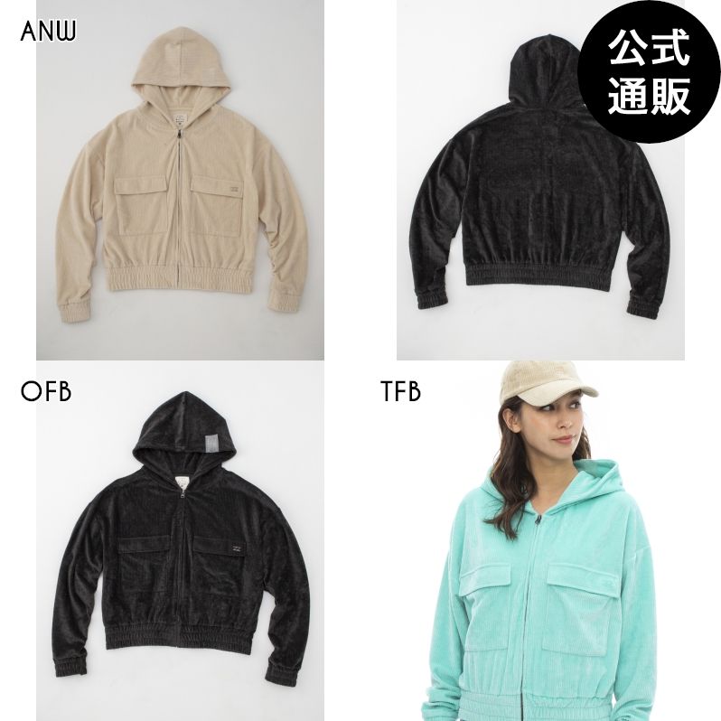 【OUTLET】【送料無料】2022 ビラボン レディース KNITCOLL ZIP HOODED P スウェットジップパーカ 【2022年春夏モデル】 BILLABONGのサムネイル