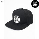 2023 エレメント YOUTH（キッズサイズ） YT KNUTSEN CAP キャップ BLK 【2023年春夏モデル】 全1色 F ELEMENT