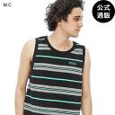 【SALE】【35%OFF】2023 エレメント メンズ BIG BORDER TANK タンクトップ BKG 【2023年夏モデル】 全1色 M/L/XL ELEMENT