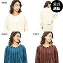 【OUTLET】【40%OFF】2023 ビラボン レディース 【CHILLWEAR】 CUT VELOURS VNECK TOPS Vネックカットソー 【2023年秋冬モデル】 全3色 M/L BILLABONG