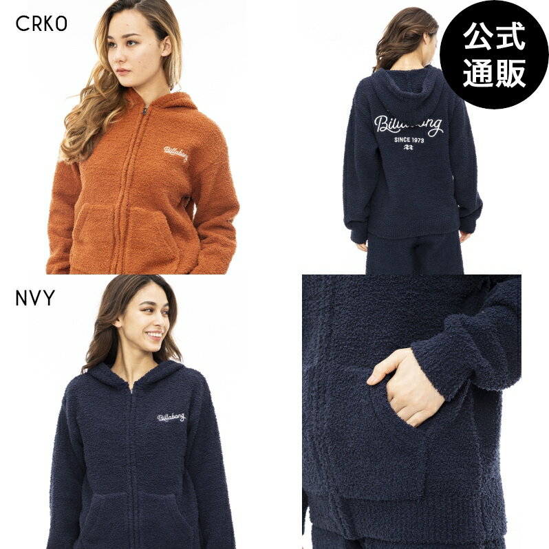 【OUTLET】【40%OFF】【送料無料】2023 ビラボン レディース 【CHILLWEAR】 MOKOMOKO KNIT ZIP PARKA ジップアップパーカー 【2023年秋冬モデル】 全2色 M/L BILLABONG