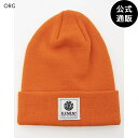 2023 エレメント YOUTH（キッズサイズ） 2WAY BOMBING BEANIE YOUTH ビーニー ORG 【2023年秋冬モデル】 全1色 F ELEMENT