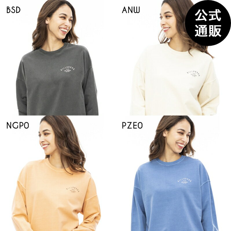 【SALE】【30 OFF】【送料無料】2023 ビラボン レディース ARCH CLEAN LOGO LIGHT SWEAT CREW クルーネックトレーナー 【2023年秋冬モデル】 全4色 M/L BILLABONG