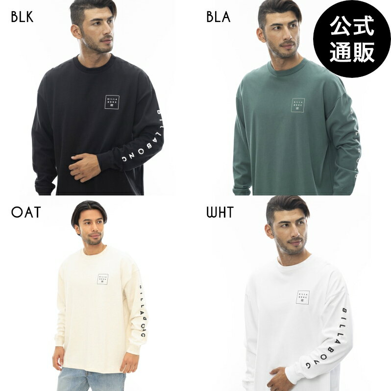 【OUTLET】【30 OFF】【送料無料】2024 ビラボン メンズ SQUARE LOGO ロンT 【2024年春夏モデル】 全4色 M/L/XL BILLABONG