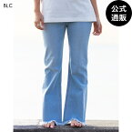 【送料無料】2024 ビラボン レディース 【BEACH LOVER JEANS】 FRINGE FLARE DENIM ロングデニムパンツ 【2024年春夏モデル】 全1色 S/M/L/24/25/26 BILLABONG