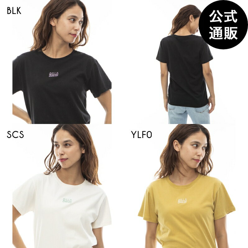 楽天BILLABONG ONLINE STORE【OUTLET】【30％OFF】【直営店限定】2024 ビラボン レディース EMB TEE Tシャツ 【2024年春夏モデル】 全3色 S/M/L BILLABONG