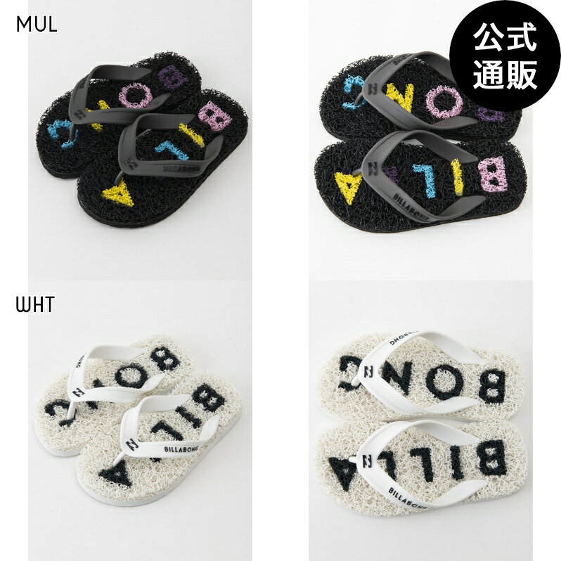 【お買い物マラソン期間はP10倍！】【OUTLET】【50%OFF】2024 ビラボン キッズ NOODLE WIRE LOGO サンダル (18~24) 【2024年春夏モデル】 全2色 18CM/20CM/22CM/24CM BILLABONG