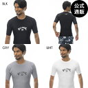 【お買い物マラソン期間はP10倍!】【OUTLET】【35%OFF】【送料無料】2024 ビラボン メンズ ROUND NECK SS ラッシュガード 【202...