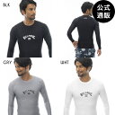【お買い物マラソン期間はP10倍!】【OUTLET】【35%OFF】【送料無料】2024 ビラボン メンズ ROUND NECK LS ラッシュガード 【202...