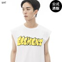 【OUTLET】【40%OFF】2024 エレメント メンズ BUBBLE NO SLEEVE Tシャツ WHT 【2024年夏モデル】 全1色 M/L/XL ELEMENT(4)