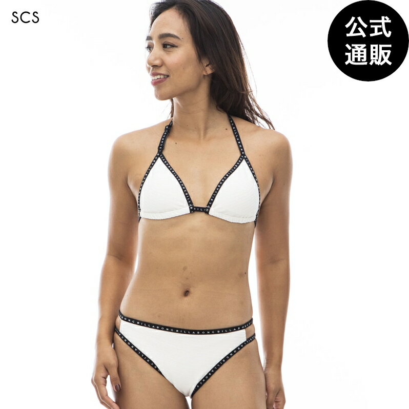 【OUTLET】【35%OFF】【送料無料】2024 ビラボン レディース LOGO TAPE HOLTER BIKINI ビキニ SCS 【2024年夏モデル】 全1色 M/L BILLABONG