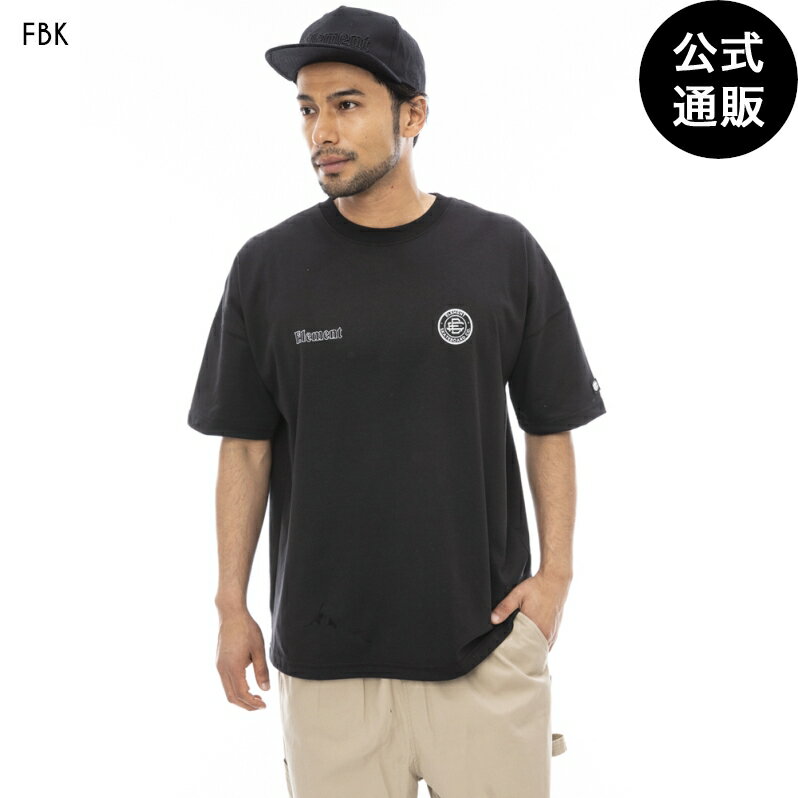 2024 エレメント メンズ ROUND SS Tシャツ FBK 【2024年夏モデル】 全1色 M/L/XL ELEMENT